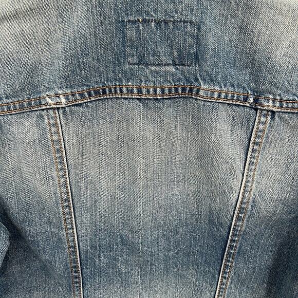 Levis Women's Blue Denim Original Trucker Jacket Size Small - Picture 7 of 16